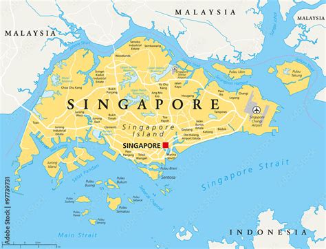 singapur mapa polityczna